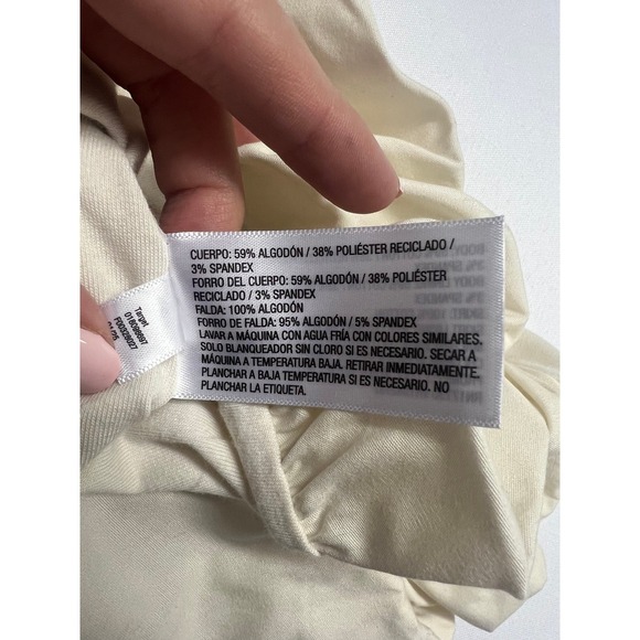 A New Day Strapless Ribbed Knit Bubble Skirt Mini Dress S Party Coquette - Picture 13 of 15